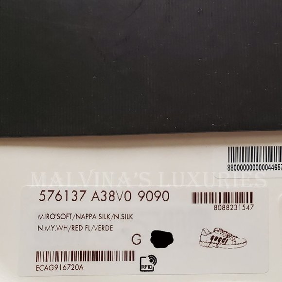 GUCCI SNEAKERS MENS ACE BOLT LOGO DISTRESSED WHITE LEATHER SHOES sz 11G 11.5 - Picture 11 of 13